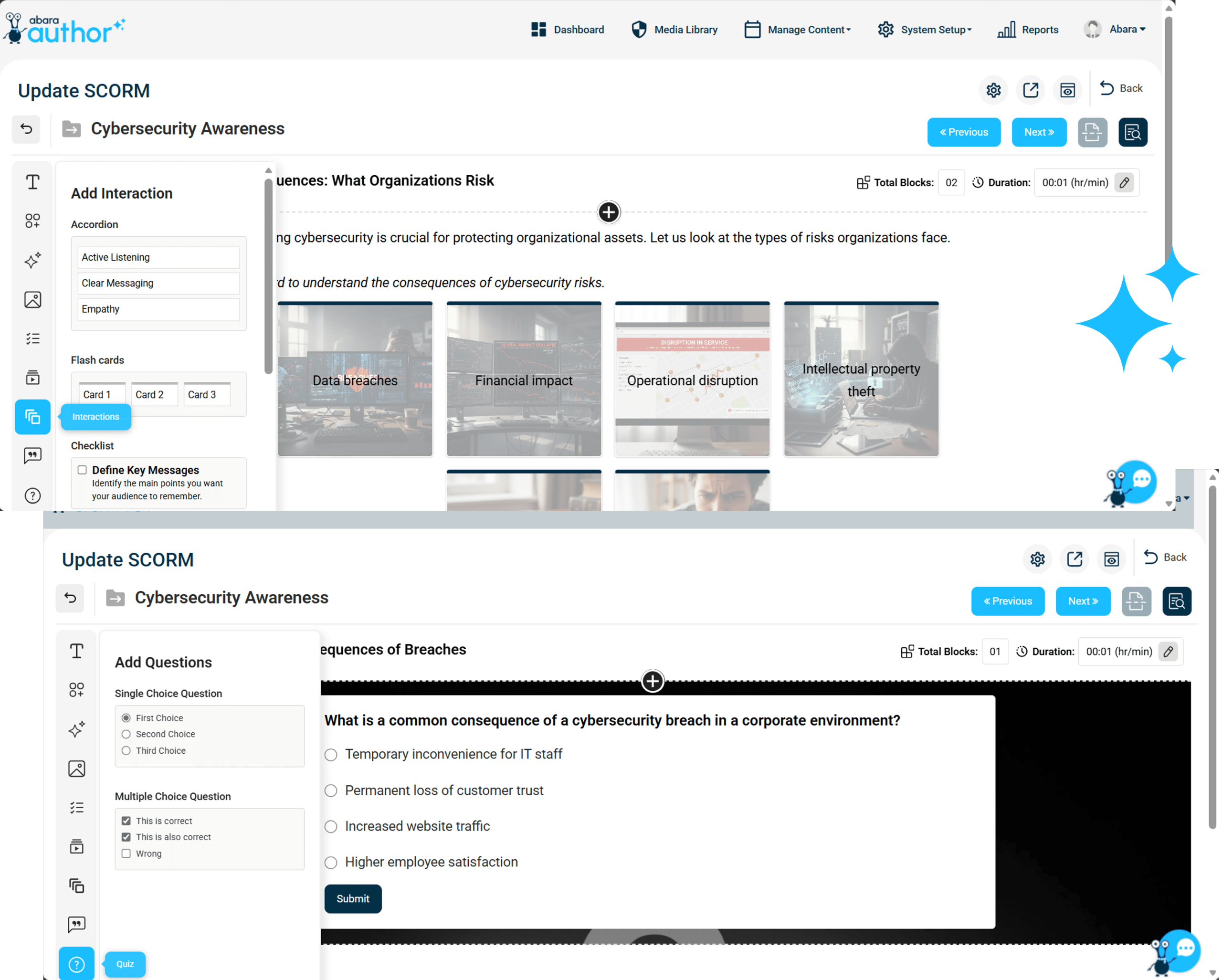 Ai powered scenarios interactivities and assessments scaled